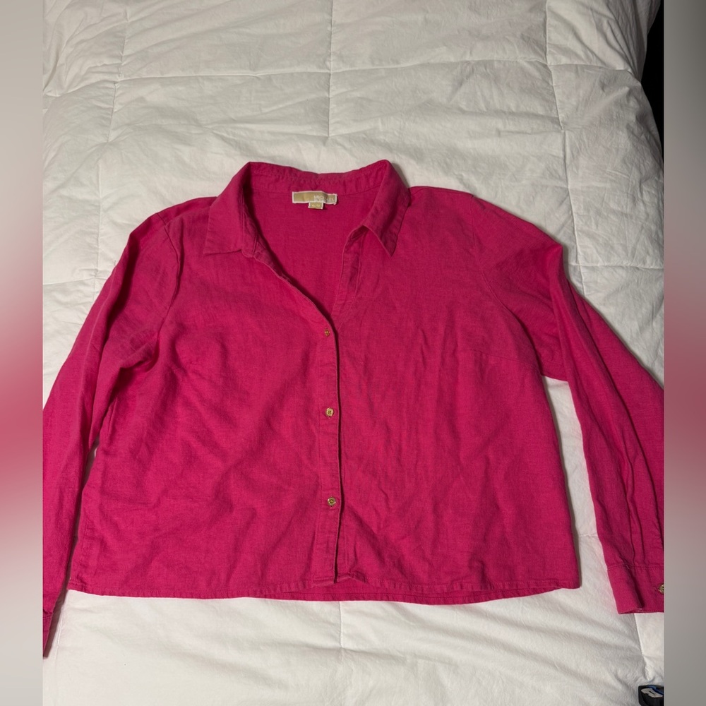 Michael Kors Linen Top